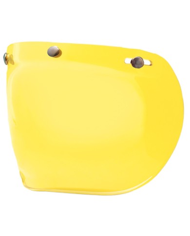 PANTALLA AGV FLAT VISOR LEG-2 CON CORCHETES AMARILLA