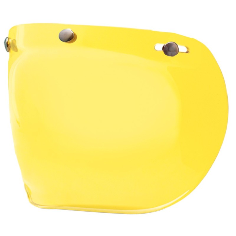 PANTALLA AGV FLAT VISOR LEG-2 CON CORCHETES AMARILLA