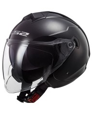 CASCO LS2 TWISTER II NEGRO BRILLO