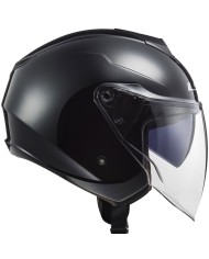 CASCO LS2 TWISTER II NEGRO BRILLO