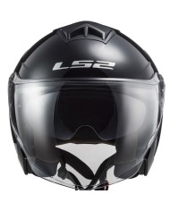 CASCO LS2 TWISTER II NEGRO BRILLO