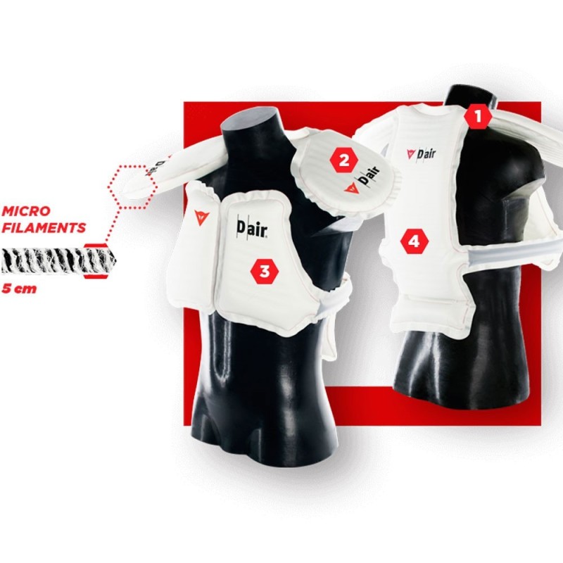 MONO DAINESE MISANO 2 D-AIR LADY PERFORADO NEGRO/BLANCO