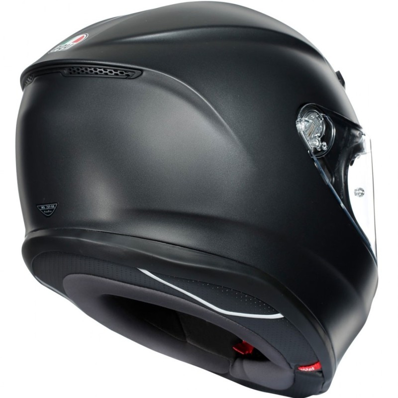 CASCO AGV K6 NEGRO MATE