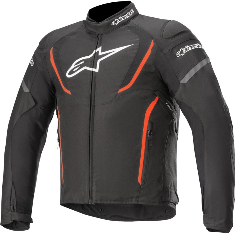 CHAQUETA ALPINESTARS T-JAWS V3 WATERPROOF NEGRA/ROJO