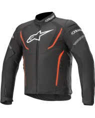 CHAQUETA ALPINESTARS T-JAWS V3 WATERPROOF NEGRA/ROJO
