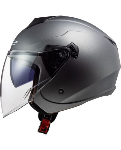 Casco ls2 twister ii titanio mate