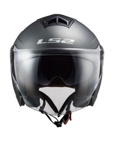 Casco ls2 twister ii titanio mate