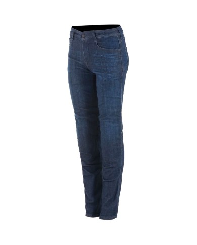 PANTALONES VAQUEROS ALPINESTARS DAISY V2 WOMENS RINSE PLUS BLUE