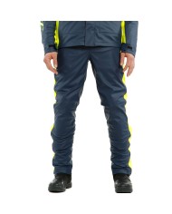 PANTALONES DANESE IMPERMEABLES STORM 2 UNISEX BLACK-IRIS/AMARILLO FLUOR