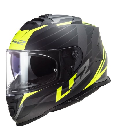 CASCO LS2 STORM NERVE MATE/AMARILLO FLUOR