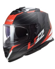 CASCO LS2 STORM NERVE MATE/ROJO