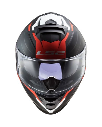 CASCO LS2 STORM NERVE MATE/ROJO