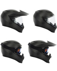 CASCO AGV AX9 PACIFIC ROAD NEGRO/ROJO