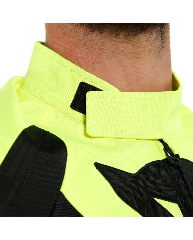 CHAQUETA DAINESE LEVANTE AIR TEX NEGRO/AMARILLO FLUOR