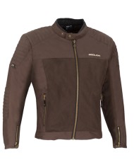 CHAQUETA SEGURA OSKAR MARRON PERFORADA