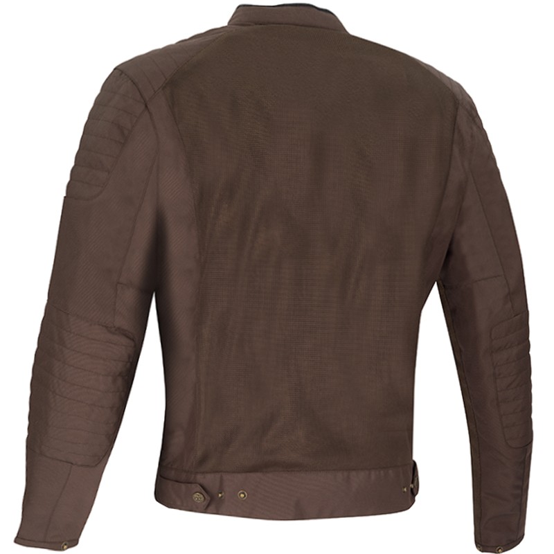 CHAQUETA SEGURA OSKAR MARRON PERFORADA