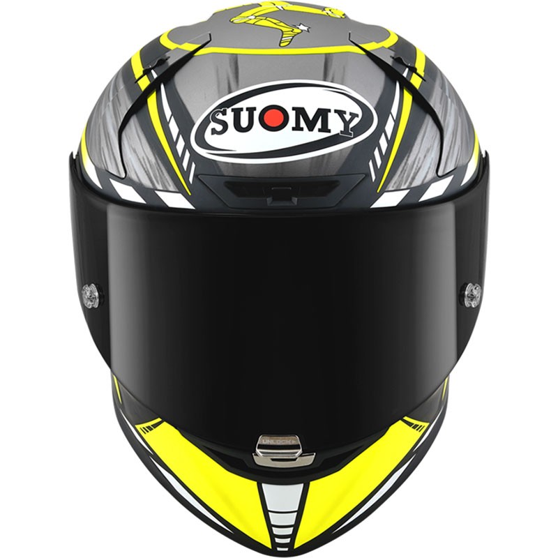 CASCO SUOMY SR-GP ON BOARD GRIS/AMARILLO FLUOR