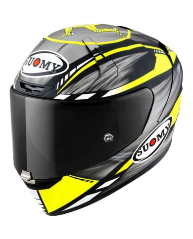CASCO SUOMY SR-GP ON BOARD GRIS/AMARILLO FLUOR