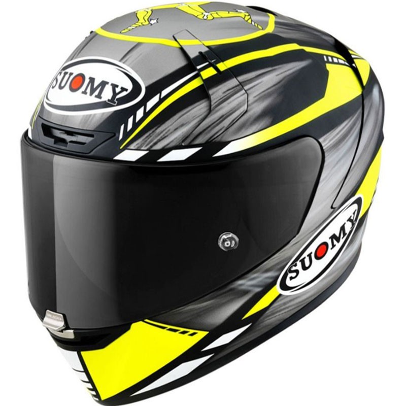 CASCO SUOMY SR-GP ON BOARD GRIS/AMARILLO FLUOR