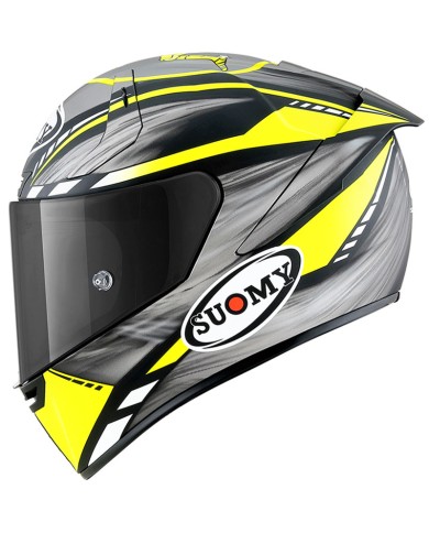 CASCO SUOMY SR-GP ON BOARD GRIS/AMARILLO FLUOR