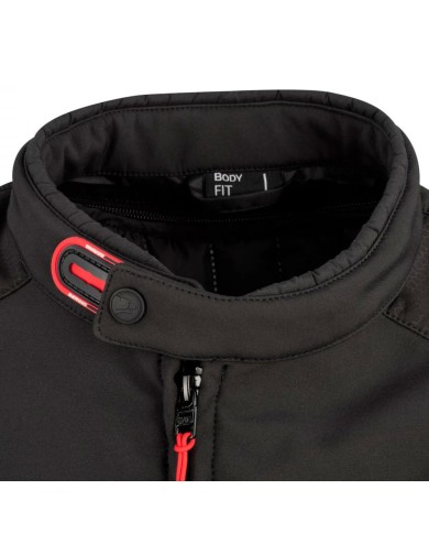 CHAQUETA BERING COBALT BLACK/RED