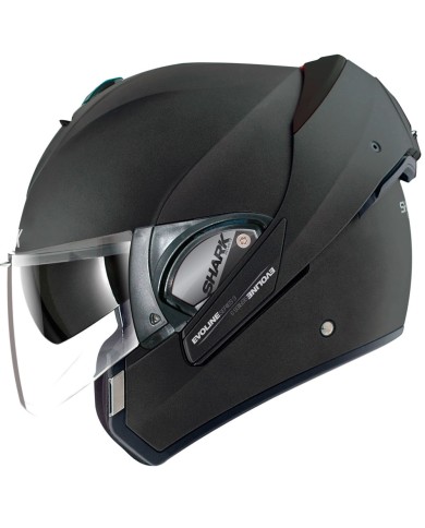 CASCO SHARK EVOLINE SERIE-3 NEGRO MATE