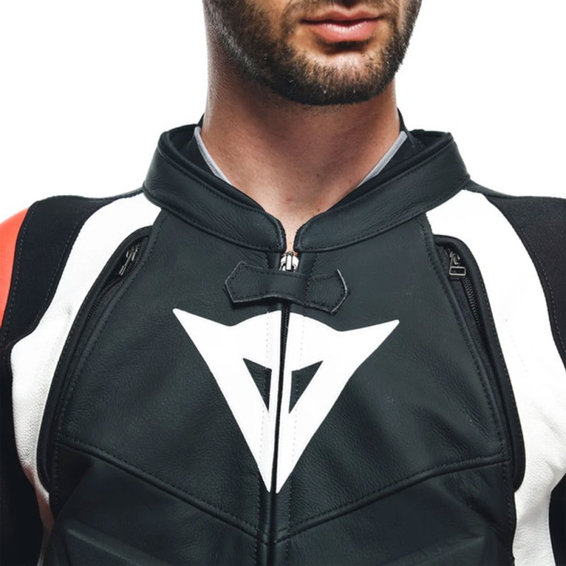MONO DAINESE AVRO 4 DIVISIBLE NEGRO MATE/ROJO FLUOR