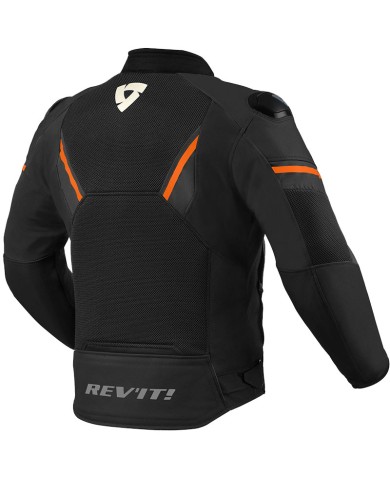 CHAQUETA REVIT MANTIS 2 H2O NEGRO/NARANJA