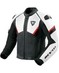 CHAQUETA REVIT MATADOR NEGRO/BLANCO/ROJO FLUOR