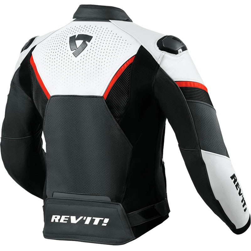 CHAQUETA REVIT MATADOR NEGRO/BLANCO/ROJO FLUOR
