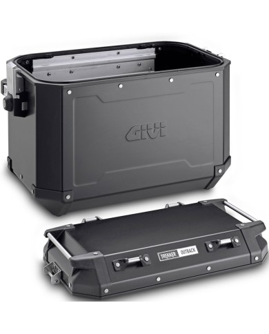 MALETA GIVI TREKKER OUTBACK 48 DERECHA BLACK LINE