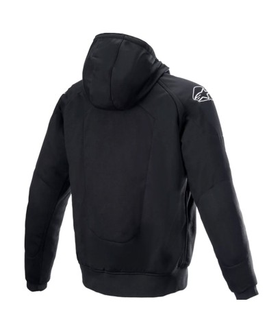 SUDADERA ALPINESTARS CHROME IGNITION BLACK/RED FLUO