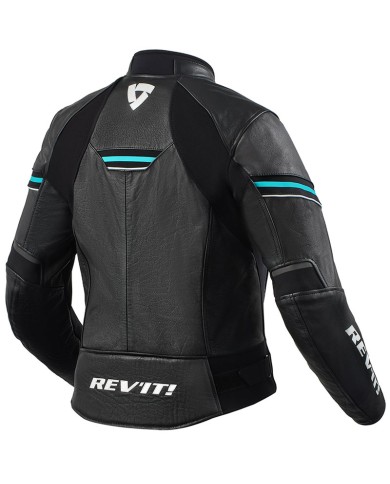 CHAQUETA REVIT MEDIAN LADY NEGRO/TURQUESA
