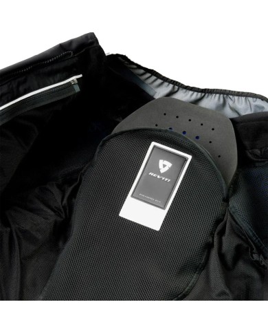 CHAQUETA REVIT MEDIAN LADY NEGRO/TURQUESA