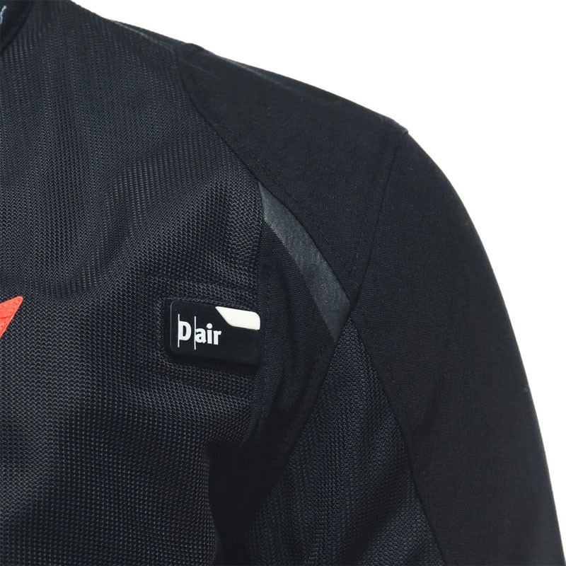 CHAQUETA DAINESE SMART JACKET LS SPORT BLACK/FLUO-RED