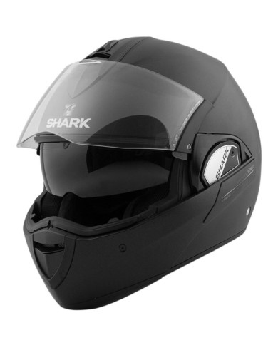 CASCO SHARK EVOLINE SERIE-3 NEGRO MATE