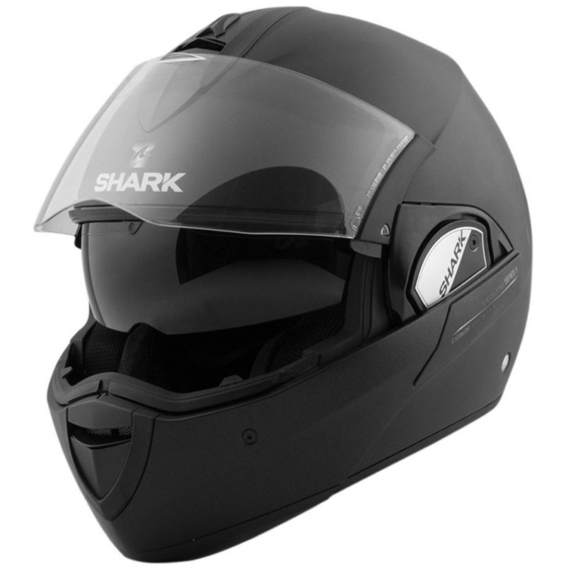 CASCO SHARK EVOLINE SERIE-3 NEGRO MATE