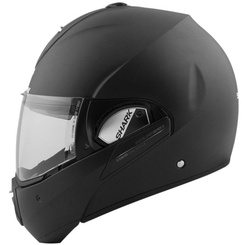 CASCO SHARK EVOLINE SERIE-3 NEGRO MATE