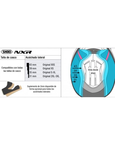 CARRILLERAS CASCO SHOEI GT-AIR 