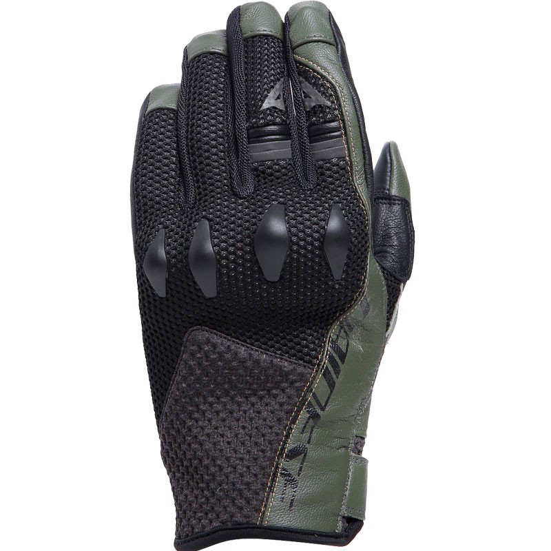 GUANTES DAINESE KARAKUM ERGO-TEK BLACK/ARMY-GREEN