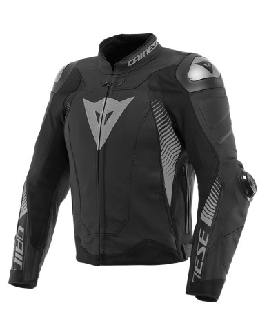 CHAQUETA DAINESE SUPER SPEED 4 BLACK-MATT/CHARCOAL-GRAY