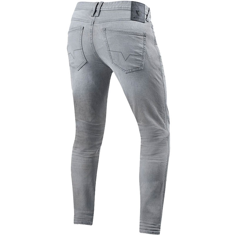 PANTALONES VAQUEROS REVIT PISTON 2 SKINNY FIT GRIS GASTADO