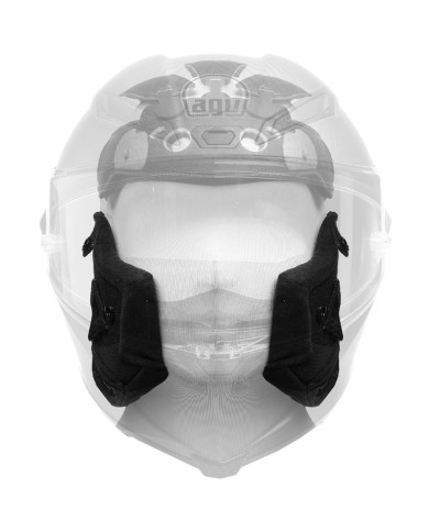 CARRILLERAS CASCO AGV COMPACT ST (M)