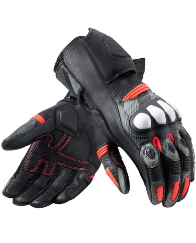 GUANTES REVIT LEAGUE 2 NEGRO/ROJO FLUOR