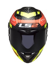 CASCO LS2 THUNDER CARBON BLACK ATTACK ECE 22.06