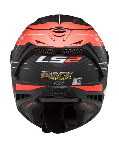 CASCO LS2 THUNDER CARBON BLACK ATTACK ECE 22.06
