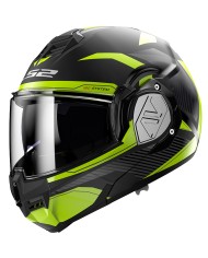 CASCO LS2 ADVANT MODULAR REVO NEGRO MATE/AMARILLO FLUOR
