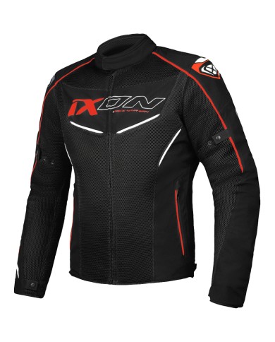 CHAQUETA IXON FLICKER BLACK/WHITE/RED