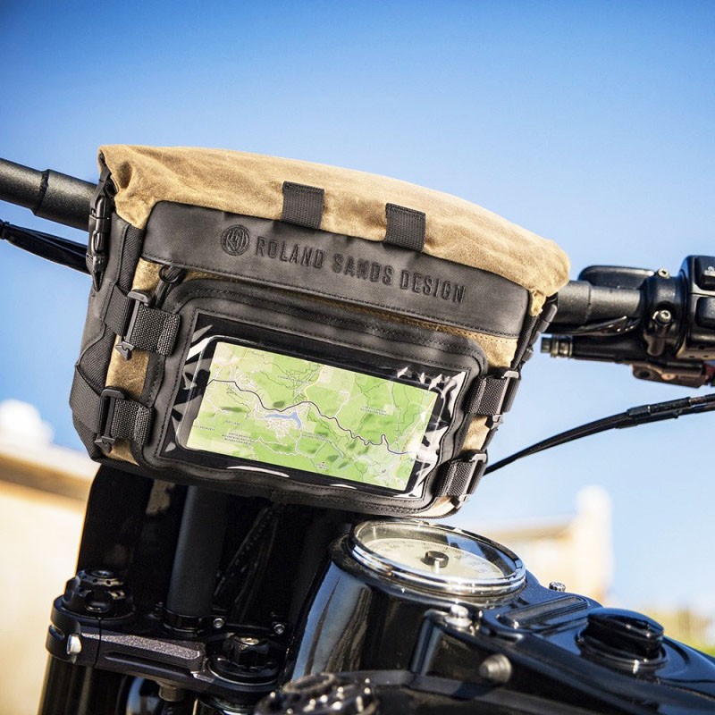 BOLSA KRIEGA PARA MANILLAR RSD ROAM HANDLEBAR BAG NEGRO/ARENA