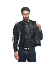 CHAQUETA DAINESE SUPER RIDER 2 ABSOLUTESHELL BLACK/WHITE